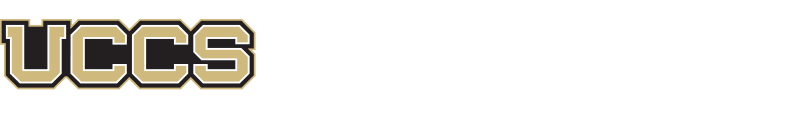 UCCS logo in reverse