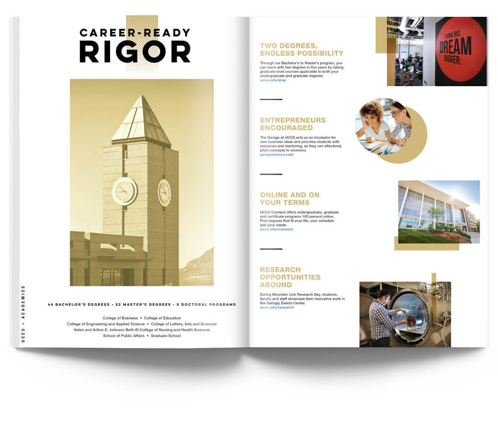 Example spread design